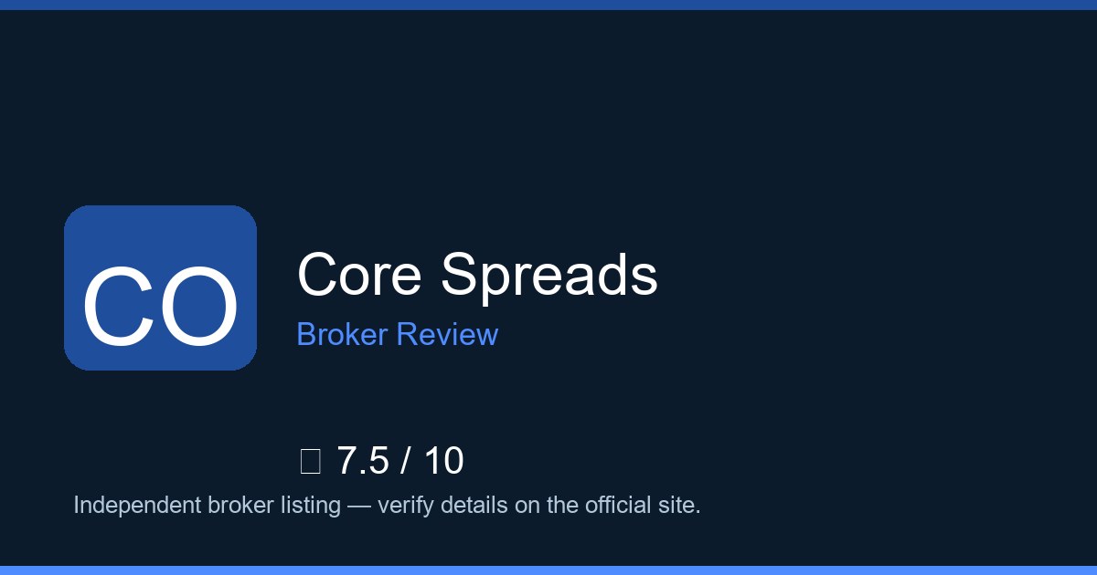 Core Spreads — Brokers.wang